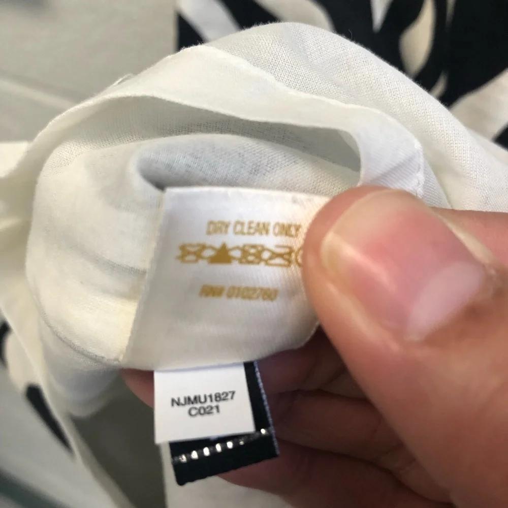 Kate Spade Jillian Zebra Print Linen Dress Sz. 8, Sz.‎ 10